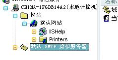 為什么我的Internet信息服務(IIS)中只有網站和默認虛擬目錄？